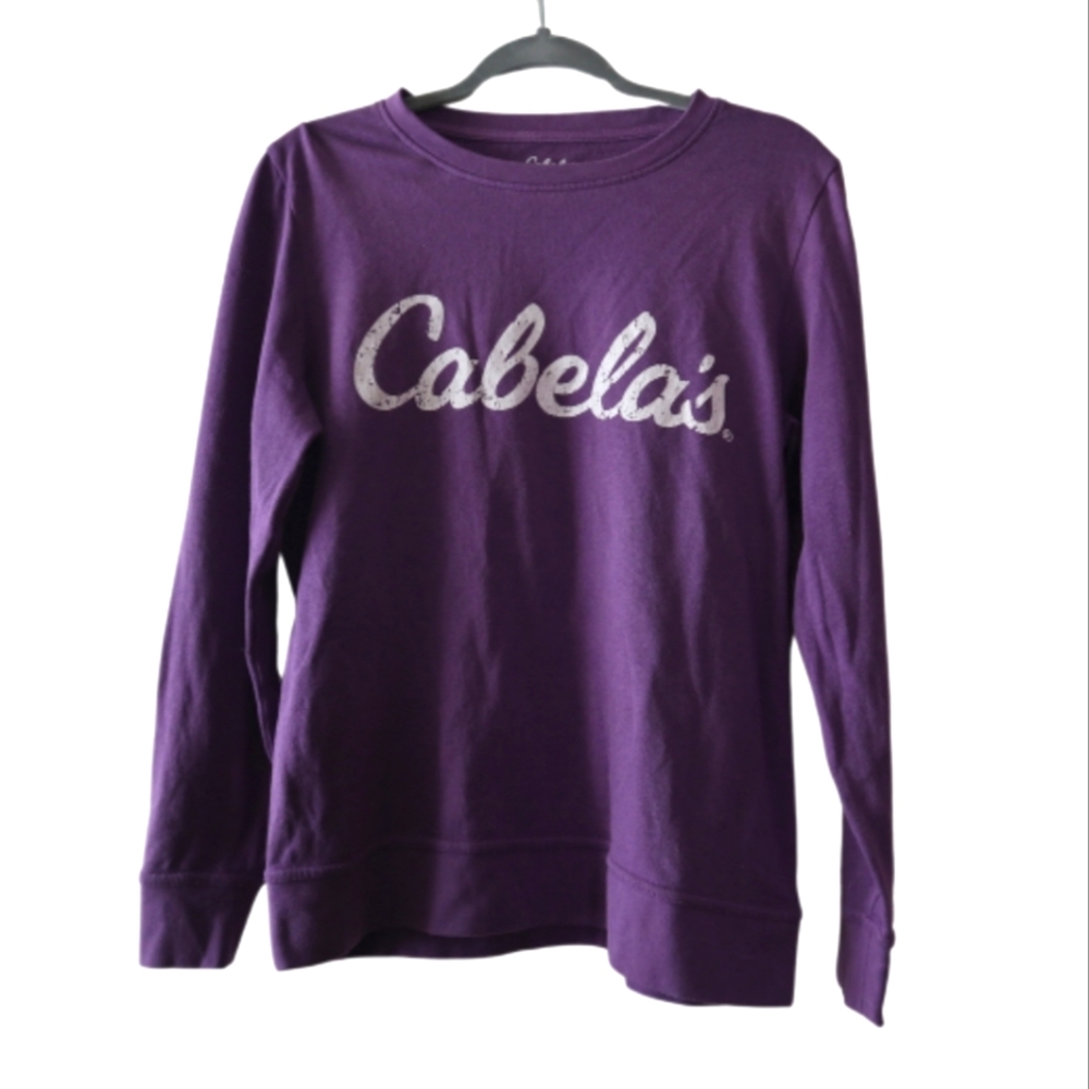 Purple Cabela's Crewneck Sweatshirt